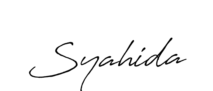 Best and Professional Signature Style for Syahida. Antro_Vectra_Bolder Best Signature Style Collection. Syahida signature style 7 images and pictures png