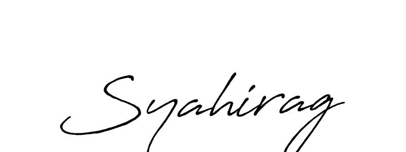 Also You can easily find your signature by using the search form. We will create Syahirag name handwritten signature images for you free of cost using Antro_Vectra_Bolder sign style. Syahirag signature style 7 images and pictures png