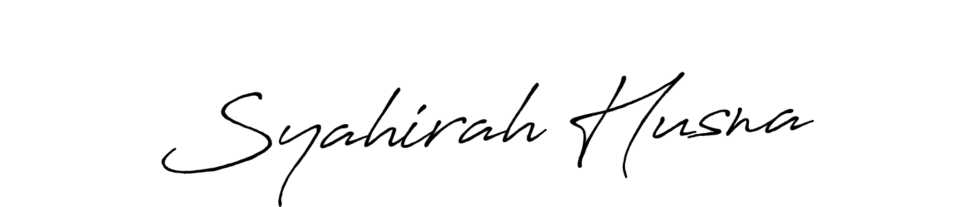 Also we have Syahirah Husna name is the best signature style. Create professional handwritten signature collection using Antro_Vectra_Bolder autograph style. Syahirah Husna signature style 7 images and pictures png