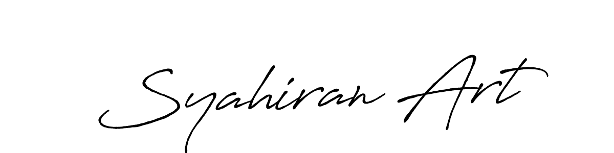 Also we have Syahiran Art name is the best signature style. Create professional handwritten signature collection using Antro_Vectra_Bolder autograph style. Syahiran Art signature style 7 images and pictures png