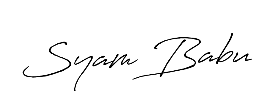 See photos of Syam Babu official signature by Spectra . Check more albums & portfolios. Read reviews & check more about Antro_Vectra_Bolder font. Syam Babu signature style 7 images and pictures png
