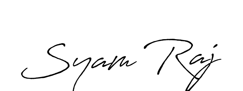 Also we have Syam Raj name is the best signature style. Create professional handwritten signature collection using Antro_Vectra_Bolder autograph style. Syam Raj signature style 7 images and pictures png