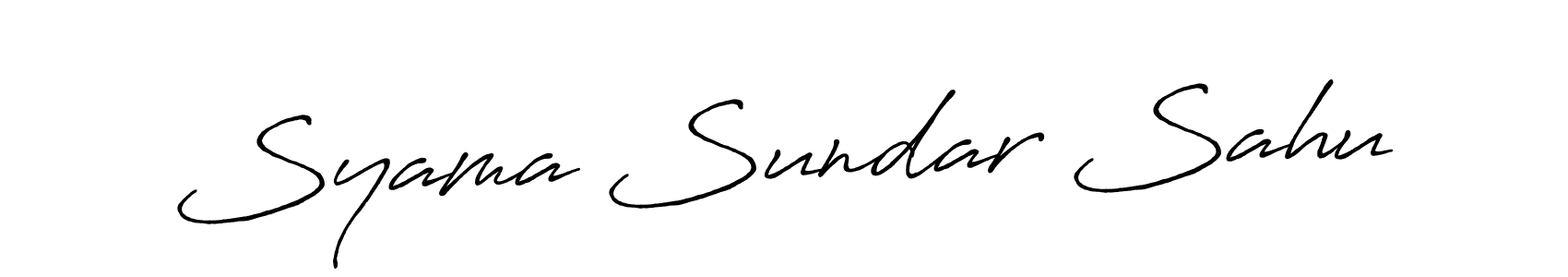 You should practise on your own different ways (Antro_Vectra_Bolder) to write your name (Syama Sundar Sahu) in signature. don't let someone else do it for you. Syama Sundar Sahu signature style 7 images and pictures png
