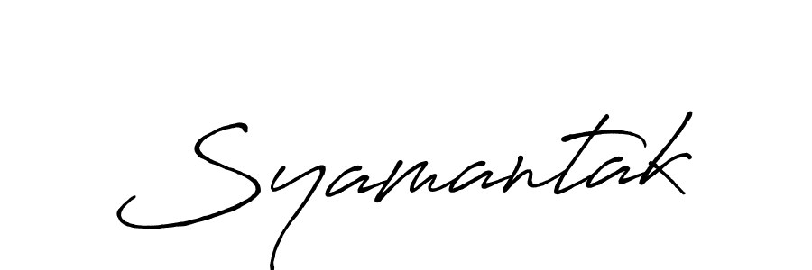 Once you've used our free online signature maker to create your best signature Antro_Vectra_Bolder style, it's time to enjoy all of the benefits that Syamantak name signing documents. Syamantak signature style 7 images and pictures png