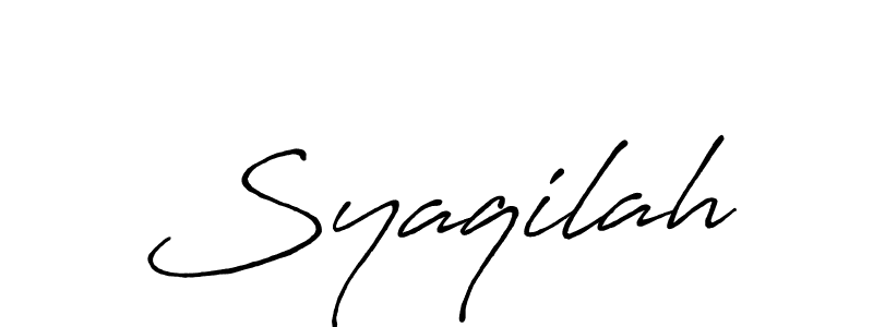 This is the best signature style for the Syaqilah name. Also you like these signature font (Antro_Vectra_Bolder). Mix name signature. Syaqilah signature style 7 images and pictures png
