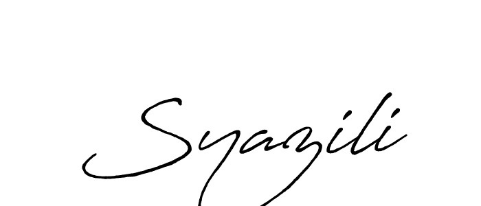 See photos of Syazili official signature by Spectra . Check more albums & portfolios. Read reviews & check more about Antro_Vectra_Bolder font. Syazili signature style 7 images and pictures png