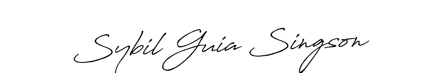 Similarly Antro_Vectra_Bolder is the best handwritten signature design. Signature creator online .You can use it as an online autograph creator for name Sybil Guia Singson. Sybil Guia Singson signature style 7 images and pictures png