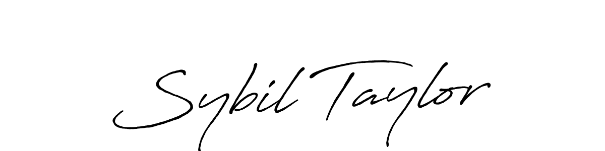 Also we have Sybil Taylor name is the best signature style. Create professional handwritten signature collection using Antro_Vectra_Bolder autograph style. Sybil Taylor signature style 7 images and pictures png