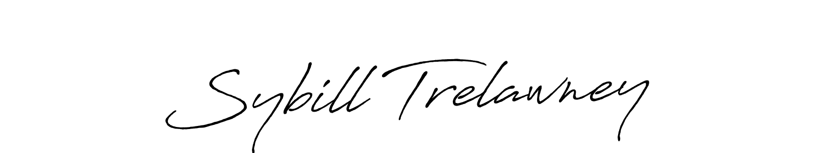 Use a signature maker to create a handwritten signature online. With this signature software, you can design (Antro_Vectra_Bolder) your own signature for name Sybill Trelawney. Sybill Trelawney signature style 7 images and pictures png