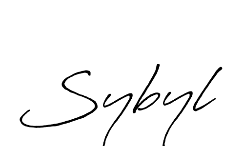 Design your own signature with our free online signature maker. With this signature software, you can create a handwritten (Antro_Vectra_Bolder) signature for name Sybyl. Sybyl signature style 7 images and pictures png