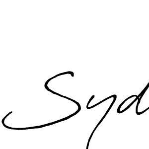 Also we have Syd name is the best signature style. Create professional handwritten signature collection using Antro_Vectra_Bolder autograph style. Syd signature style 7 images and pictures png