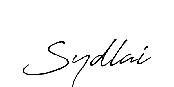 How to make Sydlai signature? Antro_Vectra_Bolder is a professional autograph style. Create handwritten signature for Sydlai name. Sydlai signature style 7 images and pictures png