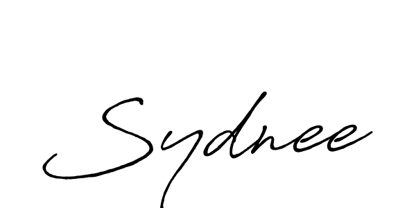 if you are searching for the best signature style for your name Sydnee. so please give up your signature search. here we have designed multiple signature styles  using Antro_Vectra_Bolder. Sydnee signature style 7 images and pictures png