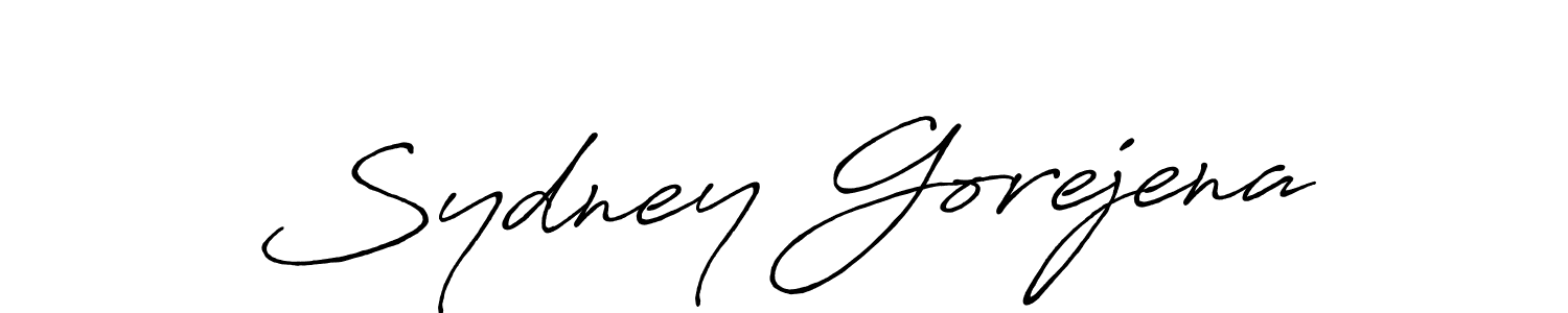 You can use this online signature creator to create a handwritten signature for the name Sydney Gorejena. This is the best online autograph maker. Sydney Gorejena signature style 7 images and pictures png