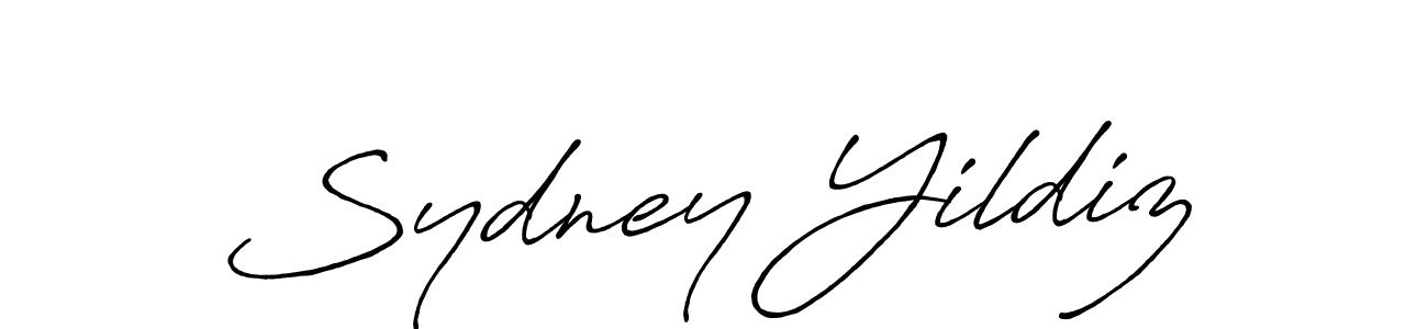 Once you've used our free online signature maker to create your best signature Antro_Vectra_Bolder style, it's time to enjoy all of the benefits that Sydney Yildiz name signing documents. Sydney Yildiz signature style 7 images and pictures png