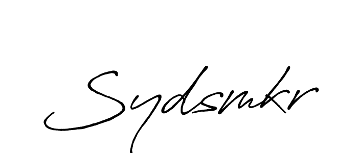 Also we have Sydsmkr name is the best signature style. Create professional handwritten signature collection using Antro_Vectra_Bolder autograph style. Sydsmkr signature style 7 images and pictures png