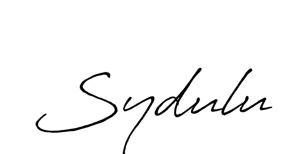 Similarly Antro_Vectra_Bolder is the best handwritten signature design. Signature creator online .You can use it as an online autograph creator for name Sydulu. Sydulu signature style 7 images and pictures png