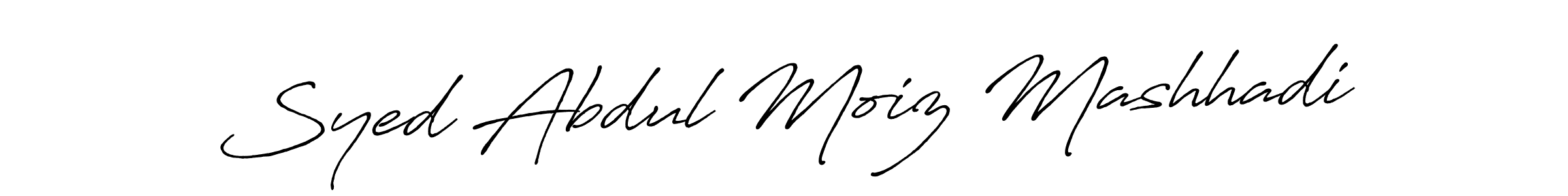 It looks lik you need a new signature style for name Syed Abdul Moiz Mashhadi. Design unique handwritten (Antro_Vectra_Bolder) signature with our free signature maker in just a few clicks. Syed Abdul Moiz Mashhadi signature style 7 images and pictures png