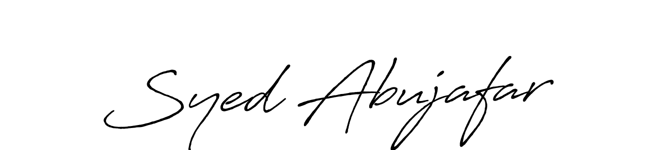 It looks lik you need a new signature style for name Syed Abujafar. Design unique handwritten (Antro_Vectra_Bolder) signature with our free signature maker in just a few clicks. Syed Abujafar signature style 7 images and pictures png