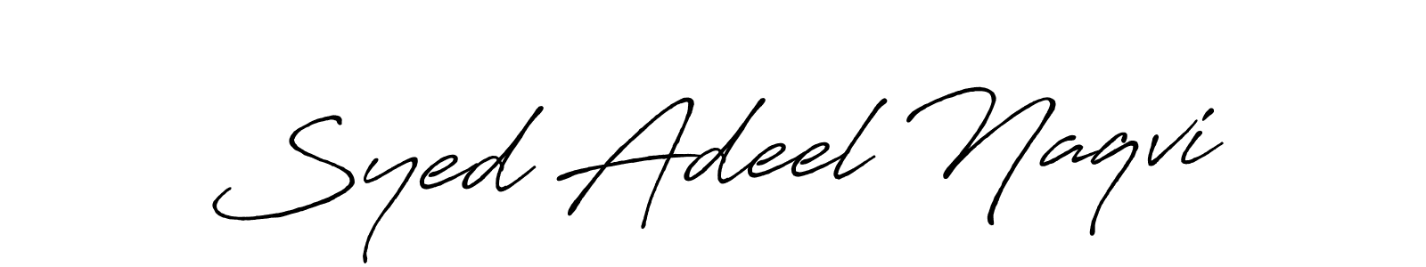 This is the best signature style for the Syed Adeel Naqvi name. Also you like these signature font (Antro_Vectra_Bolder). Mix name signature. Syed Adeel Naqvi signature style 7 images and pictures png
