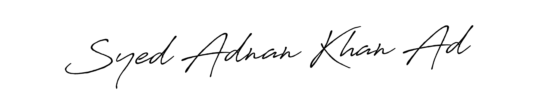 Syed Adnan Khan Ad stylish signature style. Best Handwritten Sign (Antro_Vectra_Bolder) for my name. Handwritten Signature Collection Ideas for my name Syed Adnan Khan Ad. Syed Adnan Khan Ad signature style 7 images and pictures png