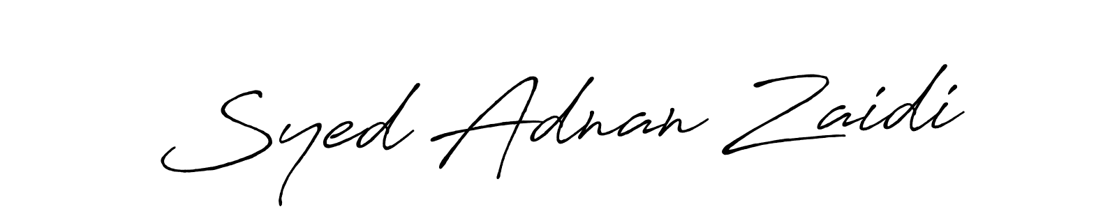 It looks lik you need a new signature style for name Syed Adnan Zaidi. Design unique handwritten (Antro_Vectra_Bolder) signature with our free signature maker in just a few clicks. Syed Adnan Zaidi signature style 7 images and pictures png