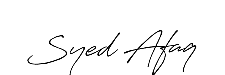 How to make Syed Afaq signature? Antro_Vectra_Bolder is a professional autograph style. Create handwritten signature for Syed Afaq name. Syed Afaq signature style 7 images and pictures png