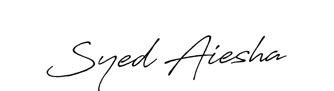 Similarly Antro_Vectra_Bolder is the best handwritten signature design. Signature creator online .You can use it as an online autograph creator for name Syed Aiesha. Syed Aiesha signature style 7 images and pictures png