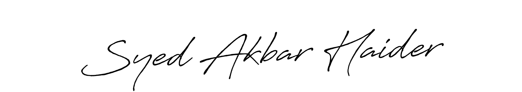 Antro_Vectra_Bolder is a professional signature style that is perfect for those who want to add a touch of class to their signature. It is also a great choice for those who want to make their signature more unique. Get Syed Akbar Haider name to fancy signature for free. Syed Akbar Haider signature style 7 images and pictures png