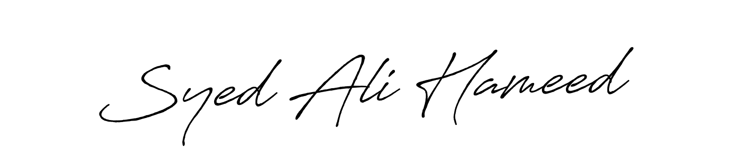 Similarly Antro_Vectra_Bolder is the best handwritten signature design. Signature creator online .You can use it as an online autograph creator for name Syed Ali Hameed. Syed Ali Hameed signature style 7 images and pictures png