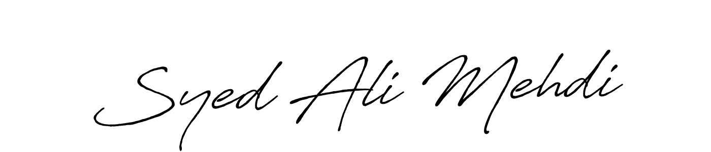 if you are searching for the best signature style for your name Syed Ali Mehdi. so please give up your signature search. here we have designed multiple signature styles  using Antro_Vectra_Bolder. Syed Ali Mehdi signature style 7 images and pictures png