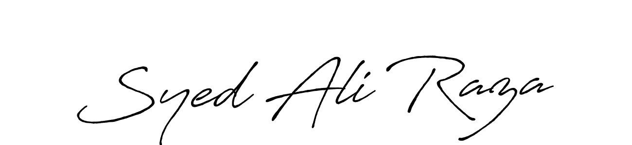 How to make Syed Ali Raza signature? Antro_Vectra_Bolder is a professional autograph style. Create handwritten signature for Syed Ali Raza name. Syed Ali Raza signature style 7 images and pictures png