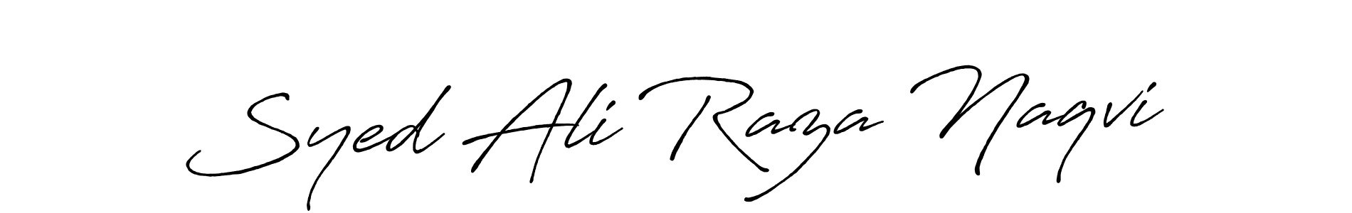 How to make Syed Ali Raza Naqvi signature? Antro_Vectra_Bolder is a professional autograph style. Create handwritten signature for Syed Ali Raza Naqvi name. Syed Ali Raza Naqvi signature style 7 images and pictures png