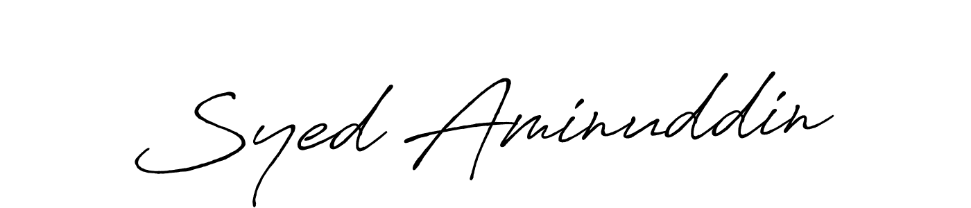 Once you've used our free online signature maker to create your best signature Antro_Vectra_Bolder style, it's time to enjoy all of the benefits that Syed Aminuddin name signing documents. Syed Aminuddin signature style 7 images and pictures png