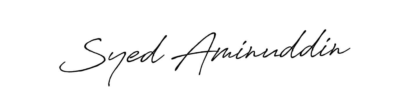 It looks lik you need a new signature style for name Syed Aminuddin. Design unique handwritten (Antro_Vectra_Bolder) signature with our free signature maker in just a few clicks. Syed Aminuddin signature style 7 images and pictures png