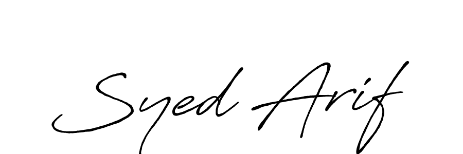 Similarly Antro_Vectra_Bolder is the best handwritten signature design. Signature creator online .You can use it as an online autograph creator for name Syed Arif. Syed Arif signature style 7 images and pictures png