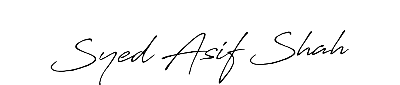The best way (Antro_Vectra_Bolder) to make a short signature is to pick only two or three words in your name. The name Syed Asif Shah include a total of six letters. For converting this name. Syed Asif Shah signature style 7 images and pictures png