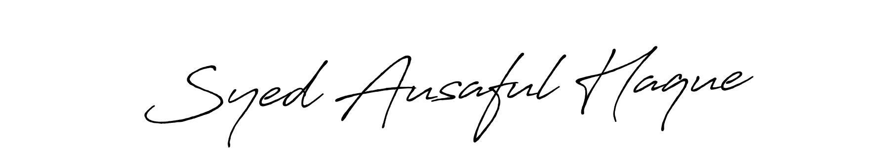 if you are searching for the best signature style for your name Syed Ausaful Haque. so please give up your signature search. here we have designed multiple signature styles  using Antro_Vectra_Bolder. Syed Ausaful Haque signature style 7 images and pictures png