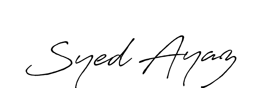How to Draw Syed Ayaz signature style? Antro_Vectra_Bolder is a latest design signature styles for name Syed Ayaz. Syed Ayaz signature style 7 images and pictures png