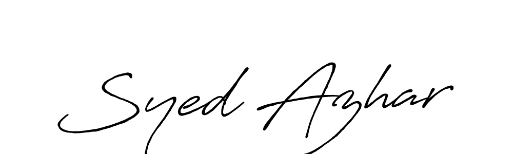 Make a short Syed Azhar signature style. Manage your documents anywhere anytime using Antro_Vectra_Bolder. Create and add eSignatures, submit forms, share and send files easily. Syed Azhar signature style 7 images and pictures png