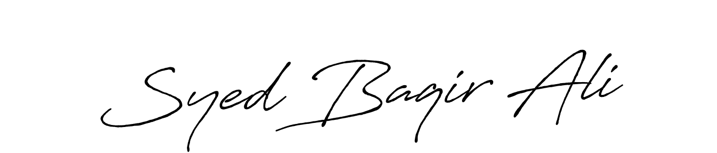 Antro_Vectra_Bolder is a professional signature style that is perfect for those who want to add a touch of class to their signature. It is also a great choice for those who want to make their signature more unique. Get Syed Baqir Ali name to fancy signature for free. Syed Baqir Ali signature style 7 images and pictures png