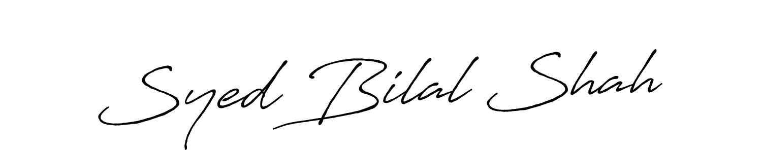 if you are searching for the best signature style for your name Syed Bilal Shah. so please give up your signature search. here we have designed multiple signature styles  using Antro_Vectra_Bolder. Syed Bilal Shah signature style 7 images and pictures png
