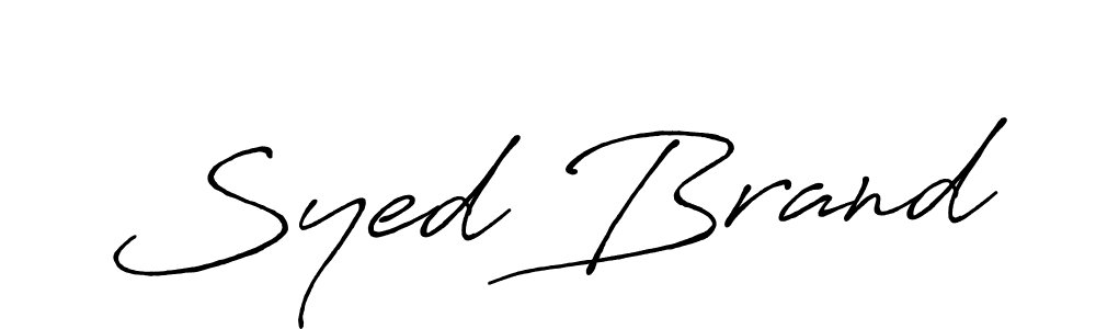 Design your own signature with our free online signature maker. With this signature software, you can create a handwritten (Antro_Vectra_Bolder) signature for name Syed Brand. Syed Brand signature style 7 images and pictures png