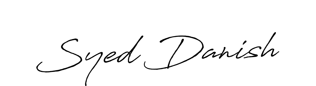 How to Draw Syed Danish signature style? Antro_Vectra_Bolder is a latest design signature styles for name Syed Danish. Syed Danish signature style 7 images and pictures png