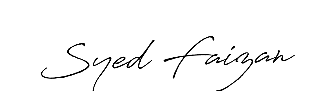 Also You can easily find your signature by using the search form. We will create Syed Faizan name handwritten signature images for you free of cost using Antro_Vectra_Bolder sign style. Syed Faizan signature style 7 images and pictures png