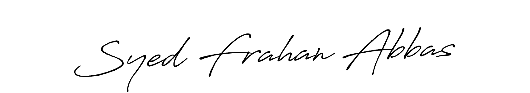 Best and Professional Signature Style for Syed Frahan Abbas. Antro_Vectra_Bolder Best Signature Style Collection. Syed Frahan Abbas signature style 7 images and pictures png