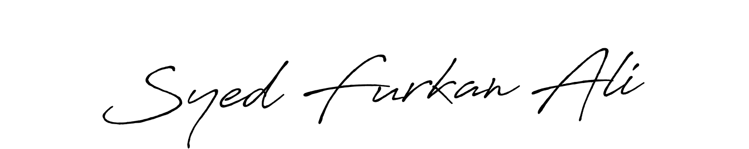 Make a beautiful signature design for name Syed Furkan Ali. Use this online signature maker to create a handwritten signature for free. Syed Furkan Ali signature style 7 images and pictures png