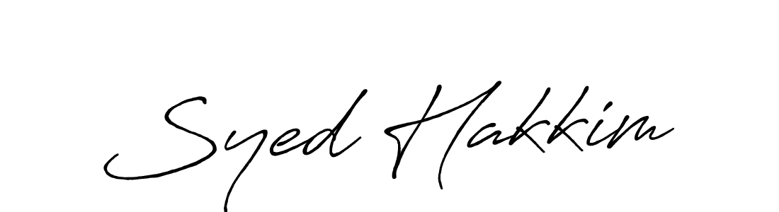 Create a beautiful signature design for name Syed Hakkim. With this signature (Antro_Vectra_Bolder) fonts, you can make a handwritten signature for free. Syed Hakkim signature style 7 images and pictures png