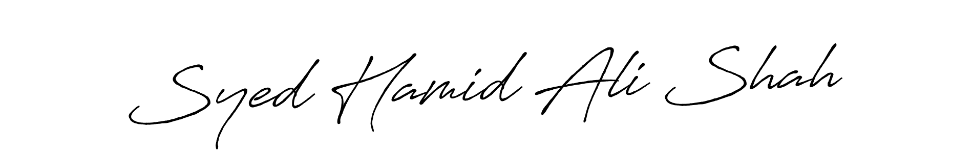 Similarly Antro_Vectra_Bolder is the best handwritten signature design. Signature creator online .You can use it as an online autograph creator for name Syed Hamid Ali Shah. Syed Hamid Ali Shah signature style 7 images and pictures png