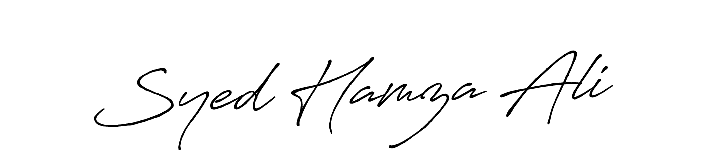 How to make Syed Hamza Ali signature? Antro_Vectra_Bolder is a professional autograph style. Create handwritten signature for Syed Hamza Ali name. Syed Hamza Ali signature style 7 images and pictures png